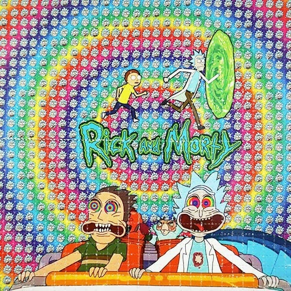Rick and Morty LSD Paper Tablets – 100 Micro grams – Simply Shrooms