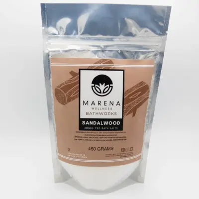 Marena Wellness - CBD Bath Salts (300mg) - Sandalwood
