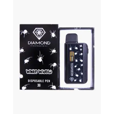 Diamond Disposable Vapes 3g - White Widow (Hybrid)