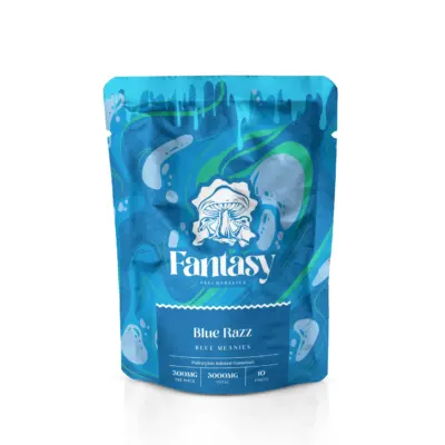 Fantasy Psychedelics Gummies - (Blue Razz x Blue Meanies)