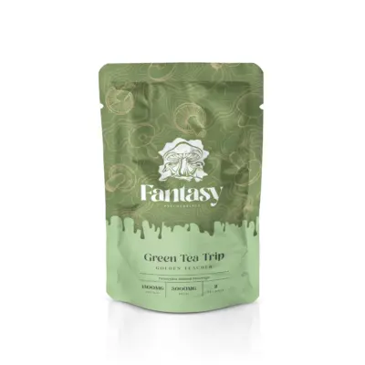 Fantasy Psychedelics Tea Bags - (Green Tea -x Golden Teacher)