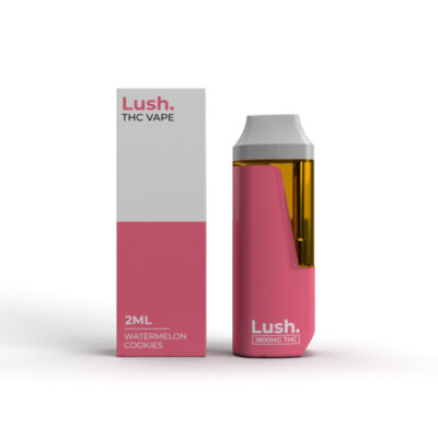 Lush - Discreet THC Disposable Vape (2 Grams) - Watermelon Cookies (Hybrid)
