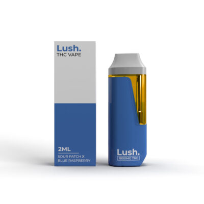 Lush - Discreet THC Disposable Vape (2 Grams) - Sour Patch x Blue Raspberry (Hybrid)