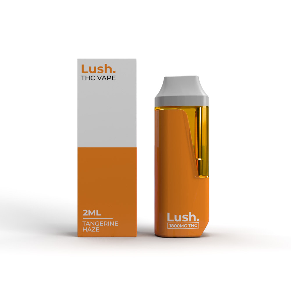 Lush - Discreet THC Disposable Vape (2 Grams) - Tangerine Haze (Sativa)
