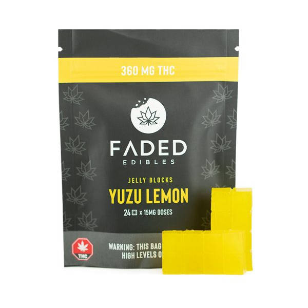 Faded Jelly Blocks - Yuzu Lemon (360mg)