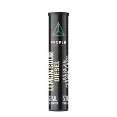 Proper Extracts - Live Resin Carts 2ml - Lemon Sour Diesel