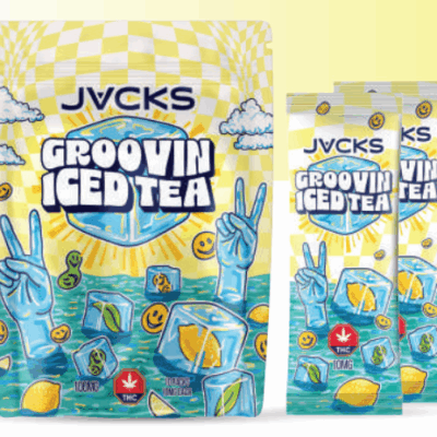 JACKS THC Powder Drink Mix - Groovin Iced Tea 500mg