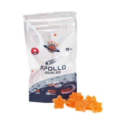 Apollo - Shooting Star Gummies (3000mg) - Sour Peach (Indica)