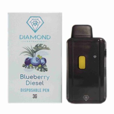 Diamond Disposable Vapes 3g - Blueberry Diesel (Indica)