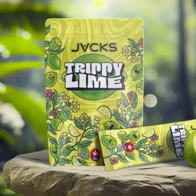 JACKS THC Powder Drink Mix - Trippy Lime 1000mg
