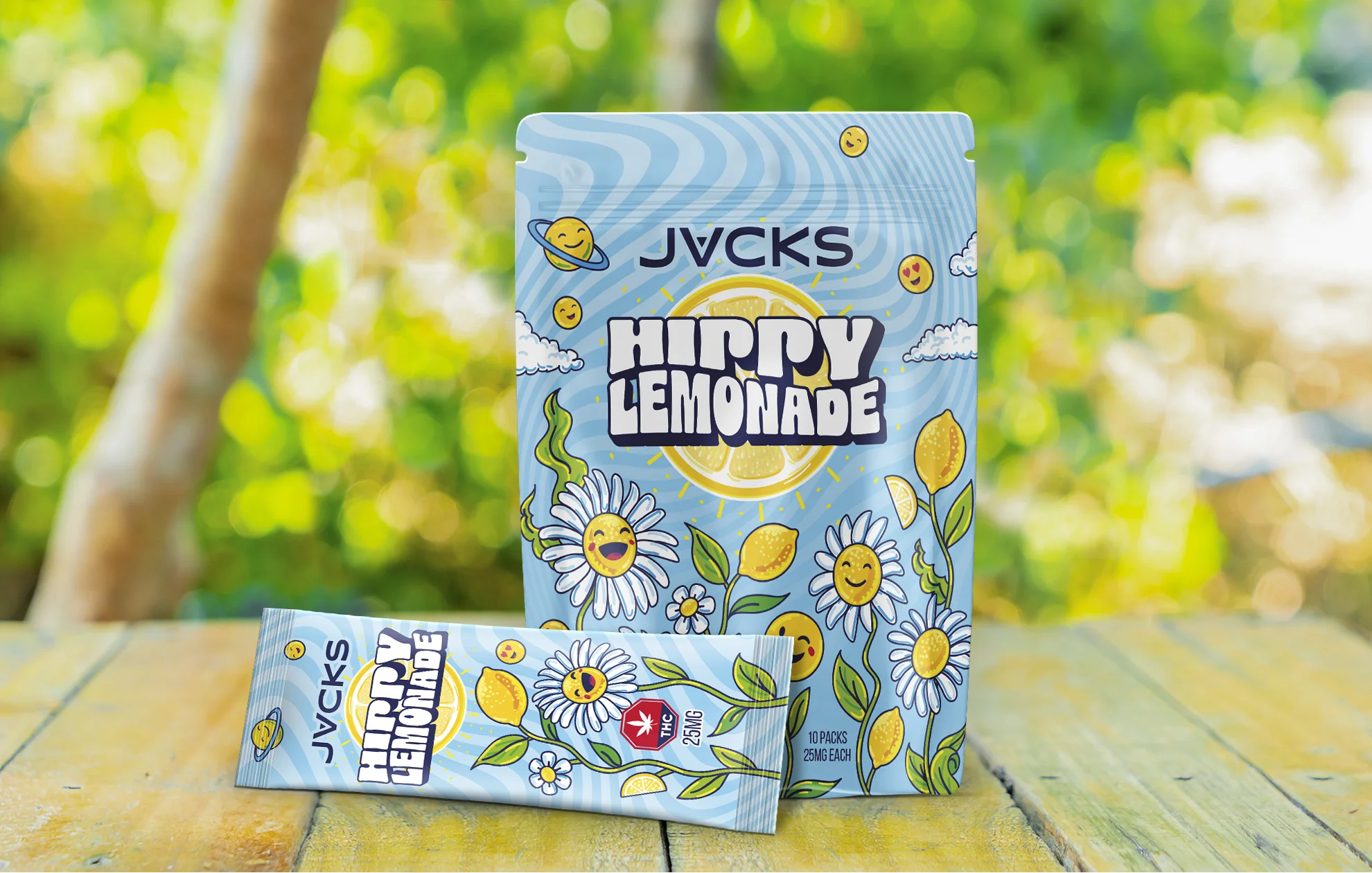 JACKS THC Powder Drink Mix - Hippy Lemonade 1000mg
