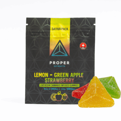 Proper Extracts - 1080mg THC Gummies - Sativa Pack