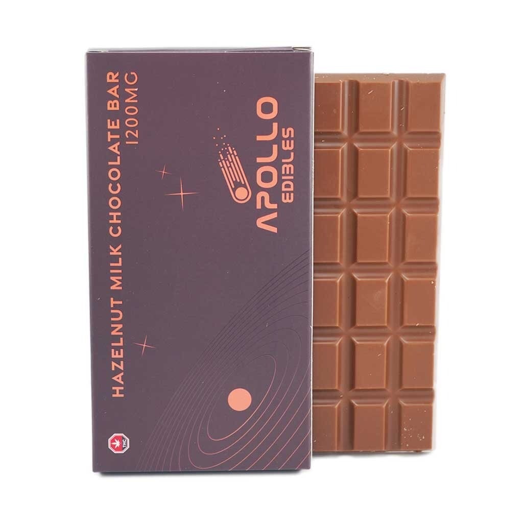 Apollo 1200mg THC Bar - Hazelnut Milk Chocolate