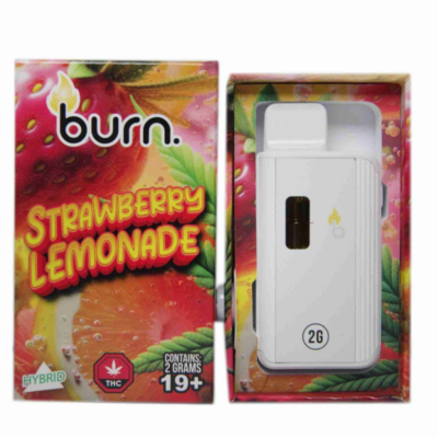 Burn Disposable Vape (2g) - Strawberry Lemonade (Hybrid)