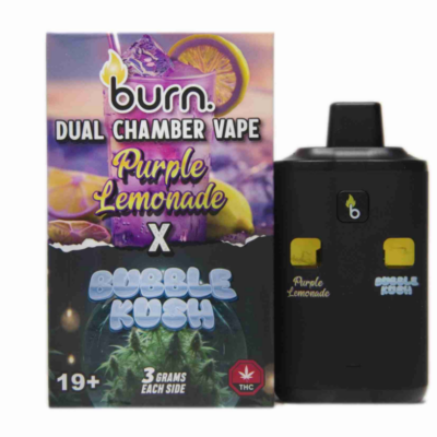 Burn Dual Vape (6g) - Purple Lemonade + Bubble Kush