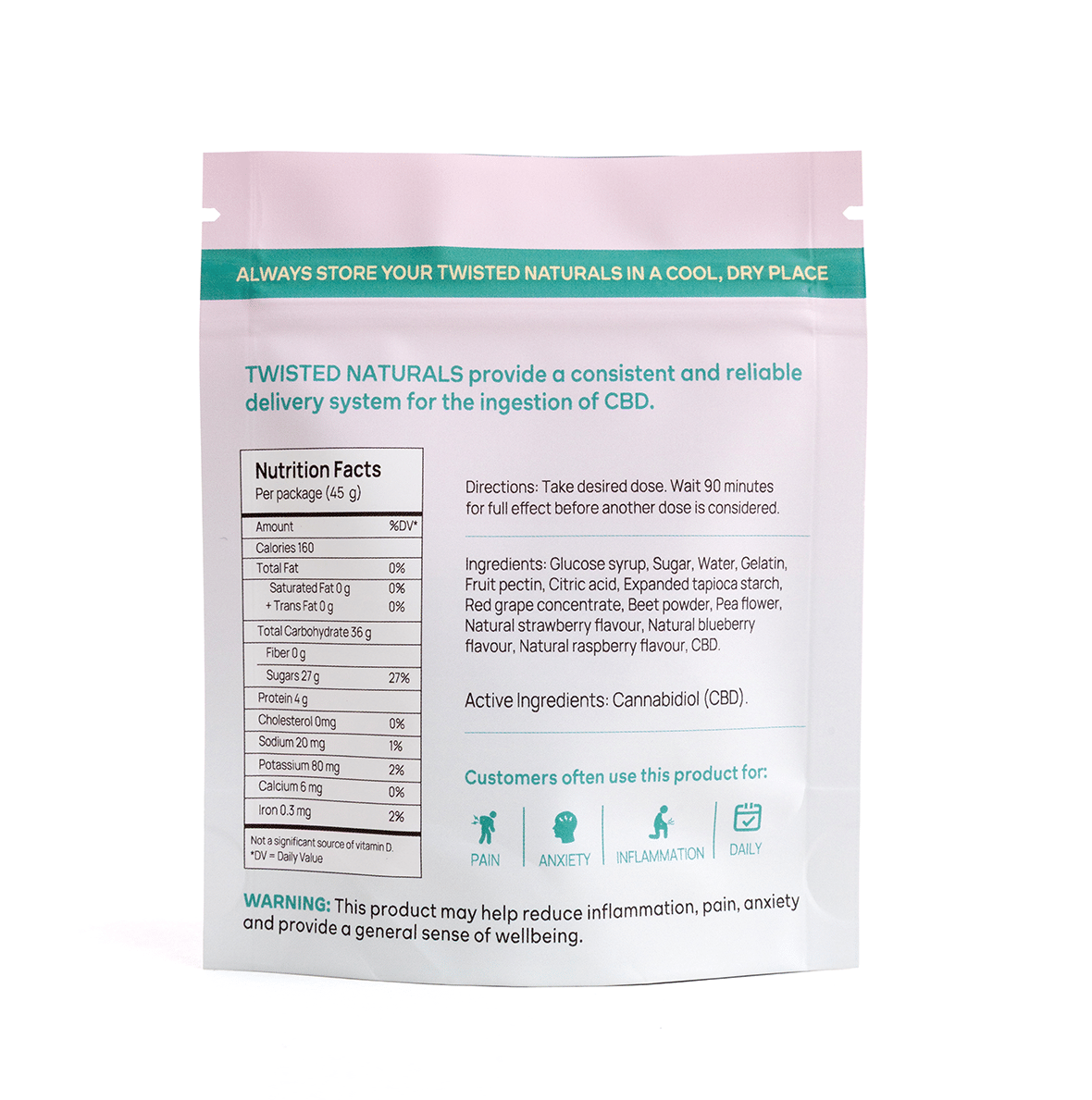 Twisted Extracts - Naturals 200mg - Fieldberry Dream 200mg (CBD) - Image 2