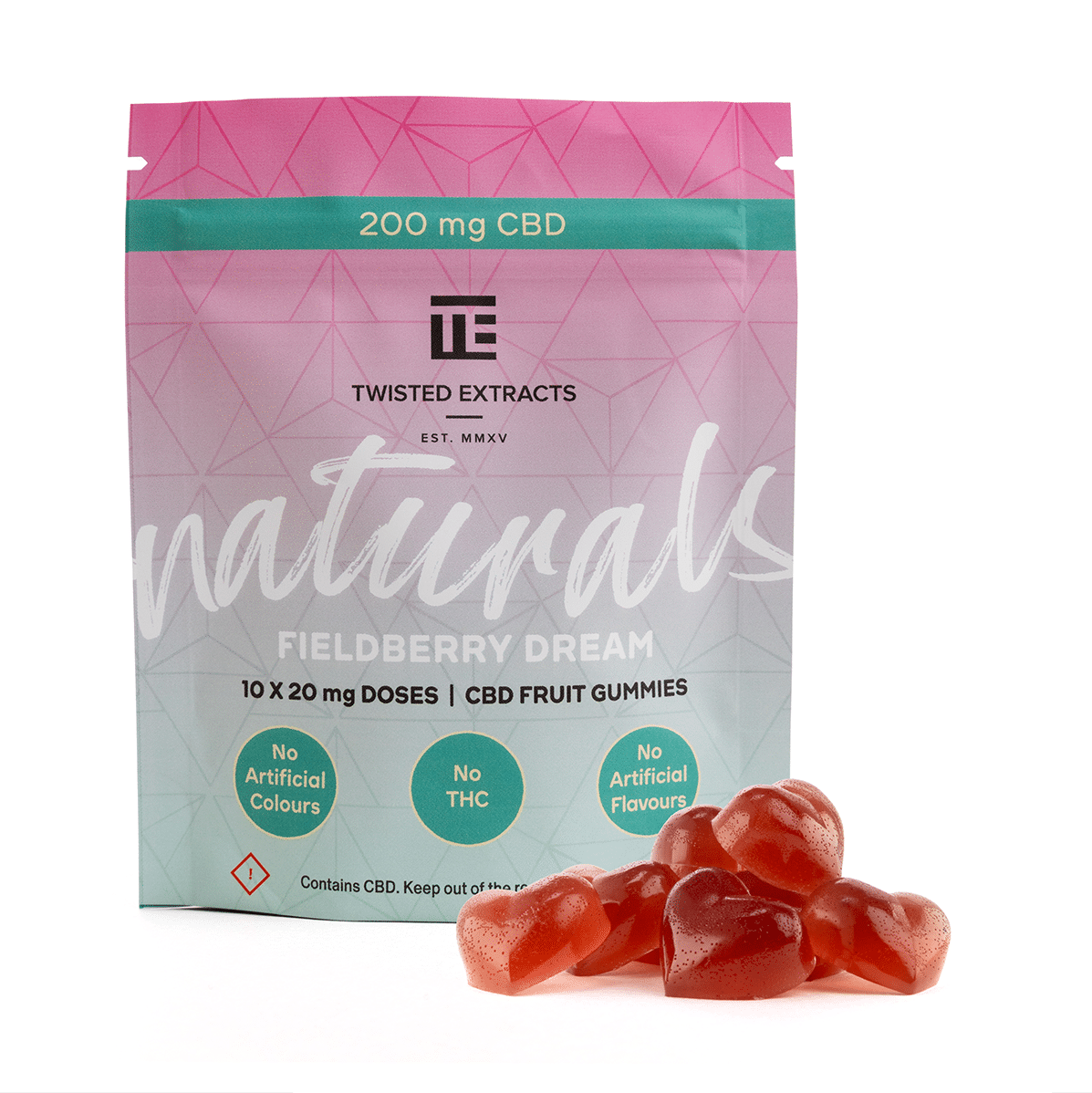Twisted Extracts - Naturals 200mg - Fieldberry Dream 200mg (CBD)