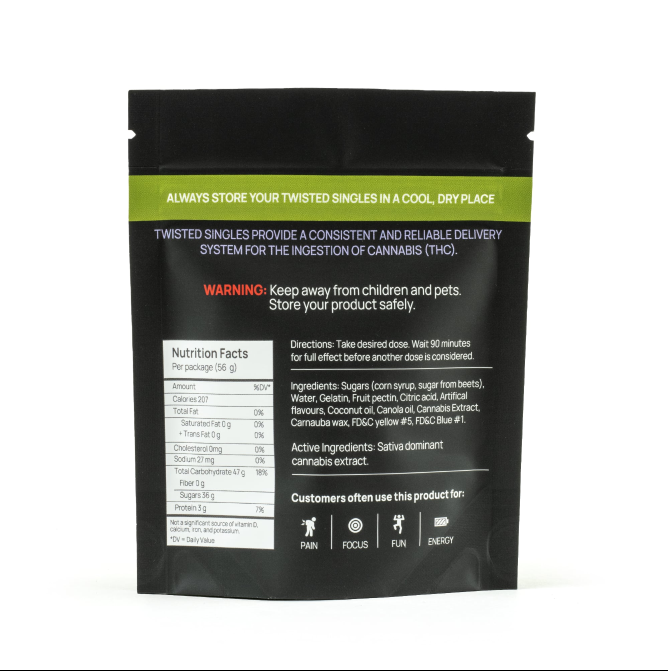 Twisted Extracts - Singles 160mg - Sour Green Apple (Sativa) - Image 2